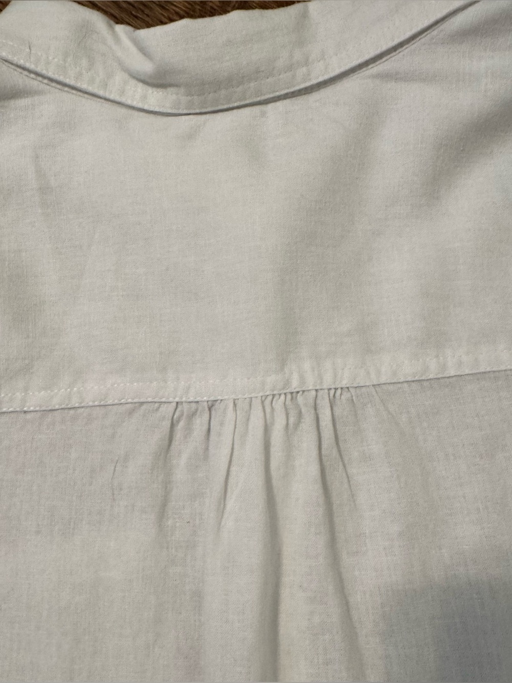 Orvis Lightweight Button-Up Boxy Shirt in White Linen Rayon Blend Size 2XL EUC - Picture 4 of 9